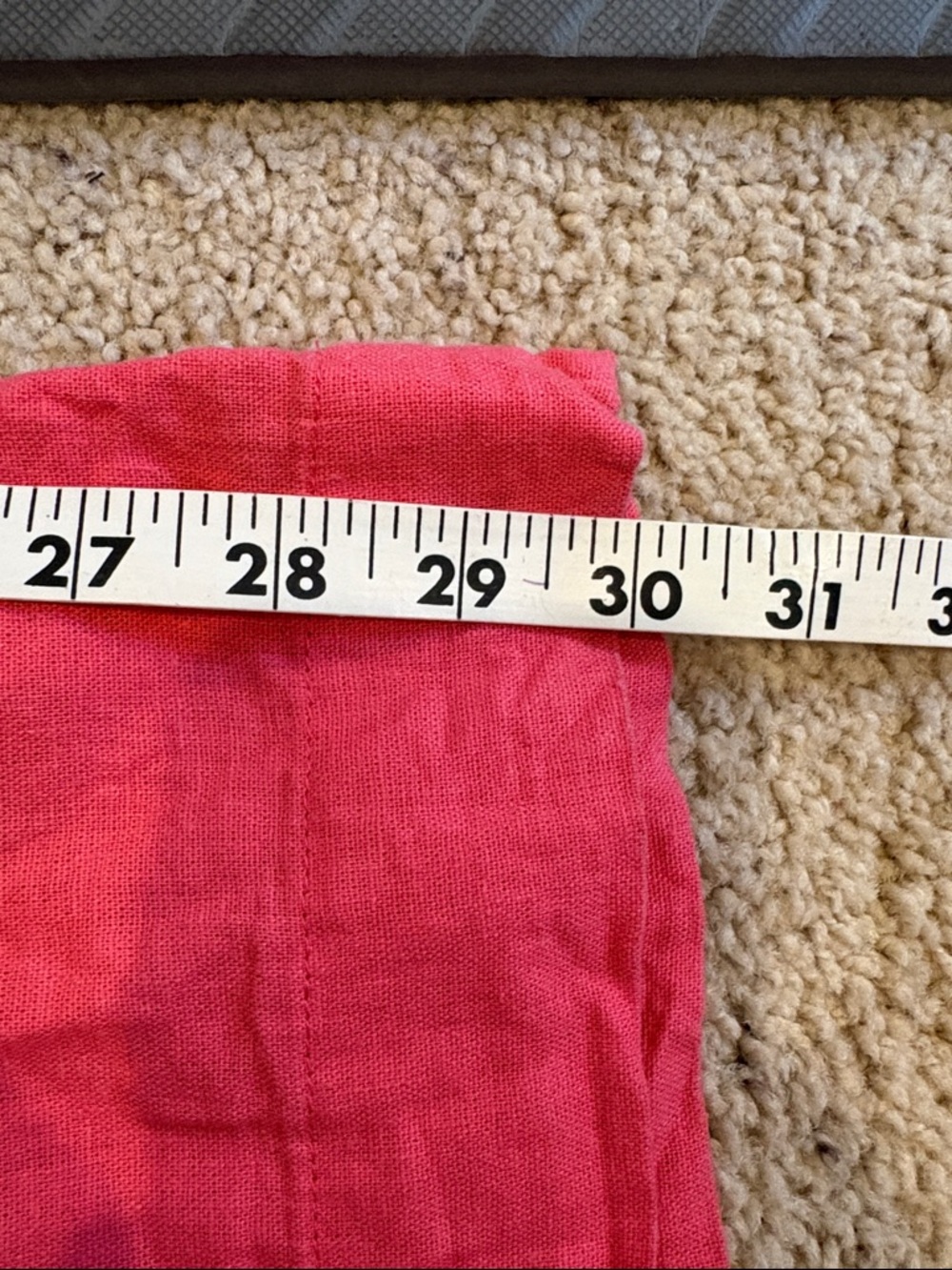 New Day  size Large Coral-Red Wide Leg Drawstring Pants, Wide leg. NWOT - Picture 6 of 7